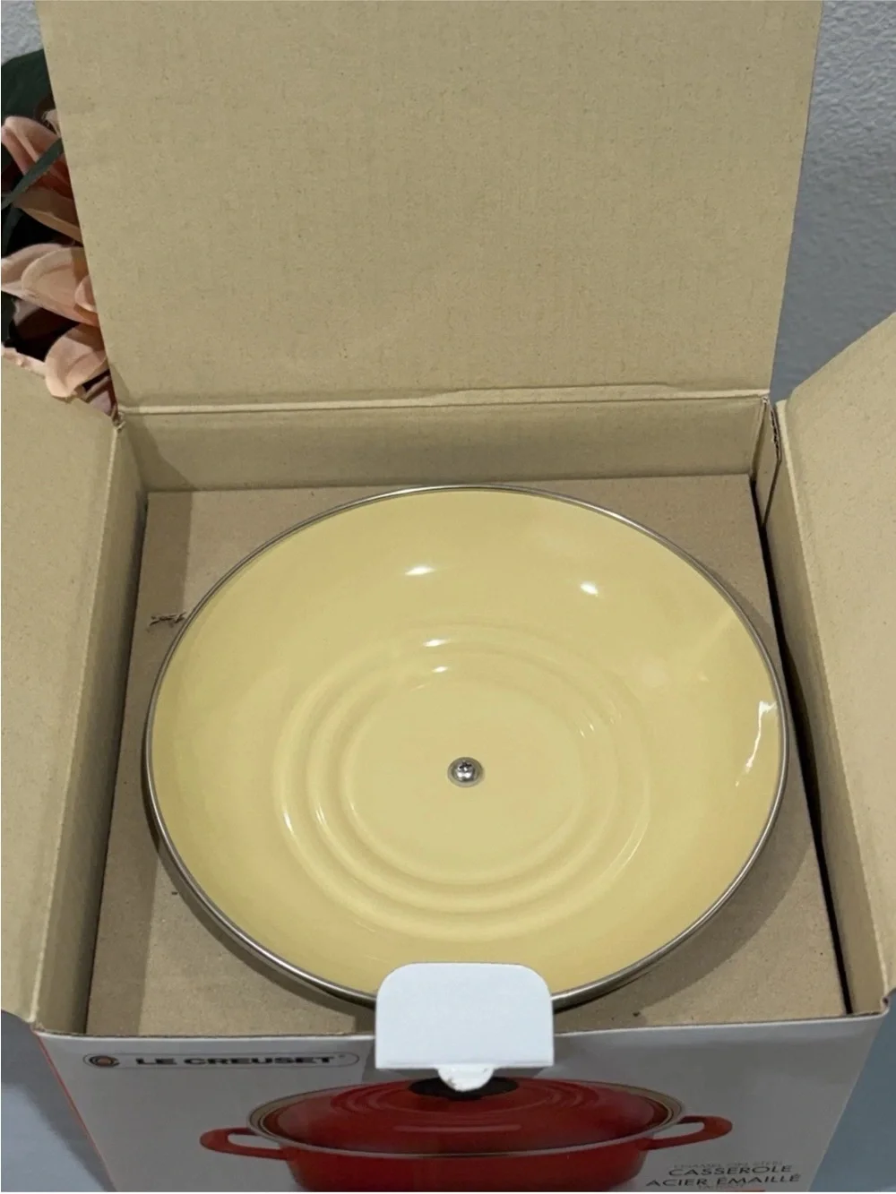 Le Creuset Casserole 20cm Marine Blue Cast Iron Enamel On Steel Casserole W/ lid